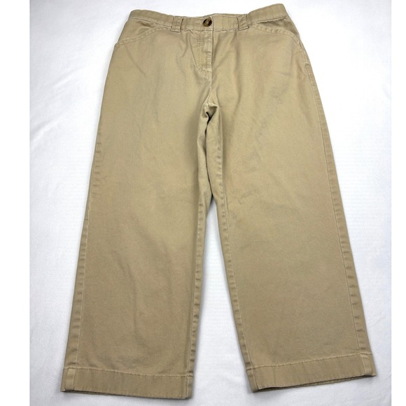 L.L. Bean Pants - LL‎ Bean Pants Womens 10 Reg Khaki Classic Fit Straight Stretch Chino 269031